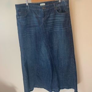Maxi jean skirt